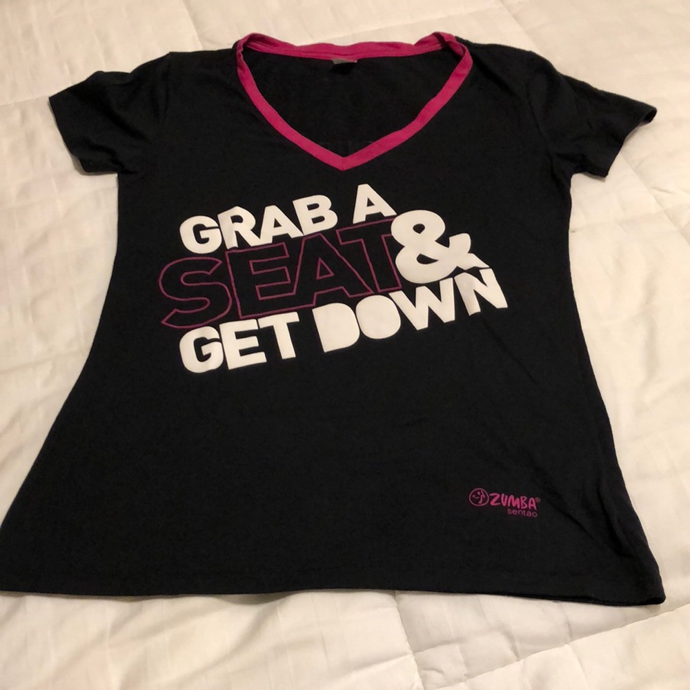 Zumba Sentao V Neck Instructor Tee